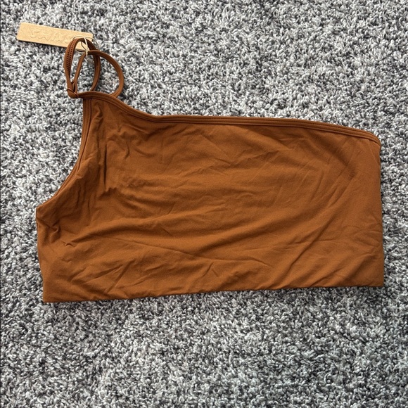 NWT Skims Fits Everybody One Shoulder Bralette in Copper Small - Picture 3 of 8